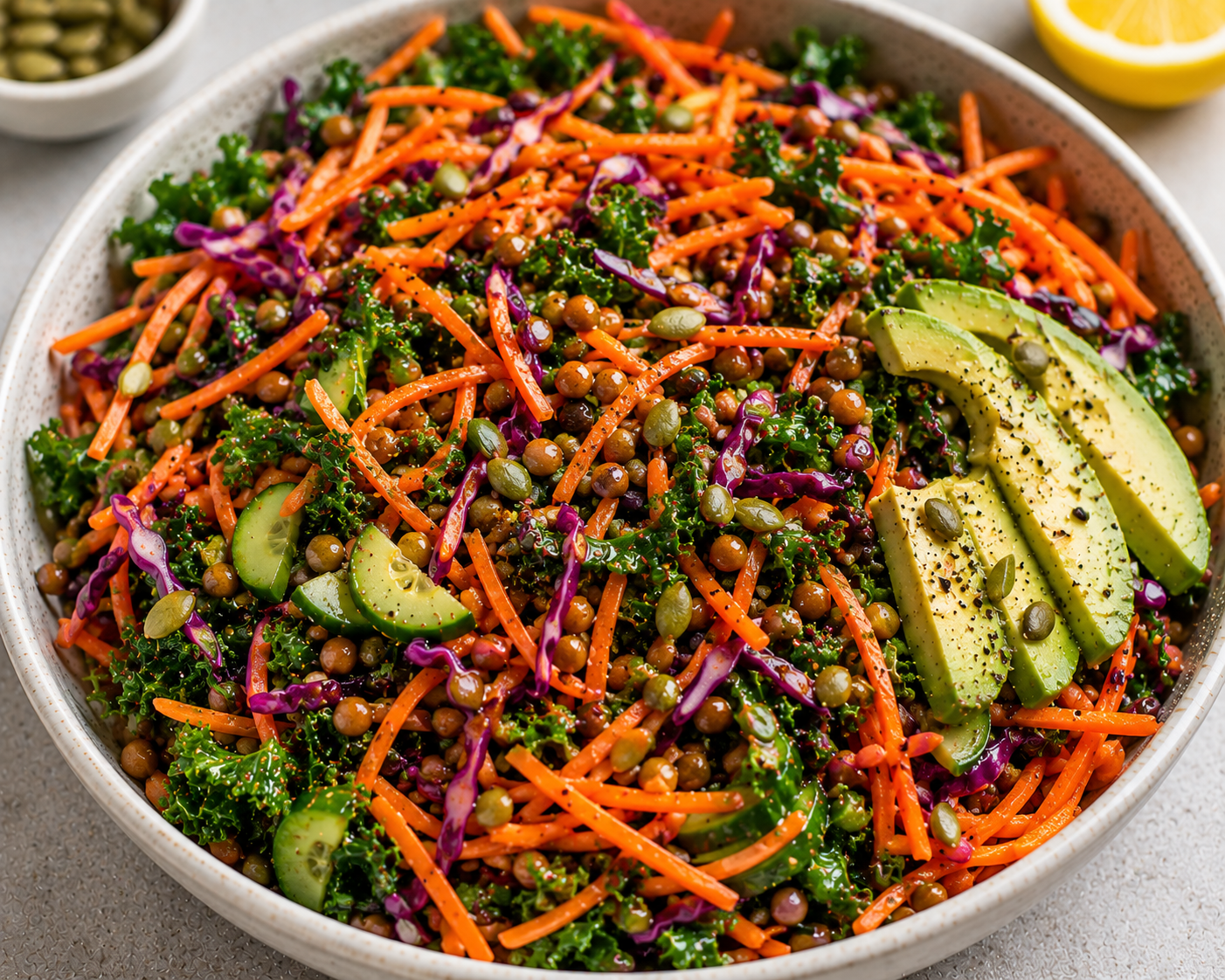 Crunchy Kale Mama Salad