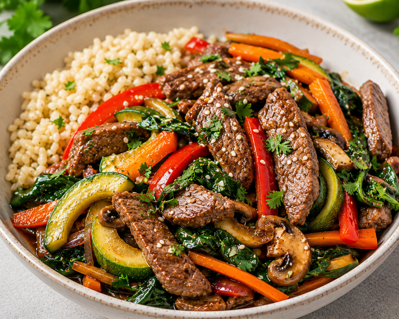 Glow Beef & Garden Stir-Fry