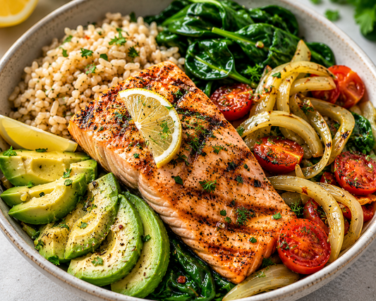 Glow & Flow Salmon Fillet Mama Bowl
