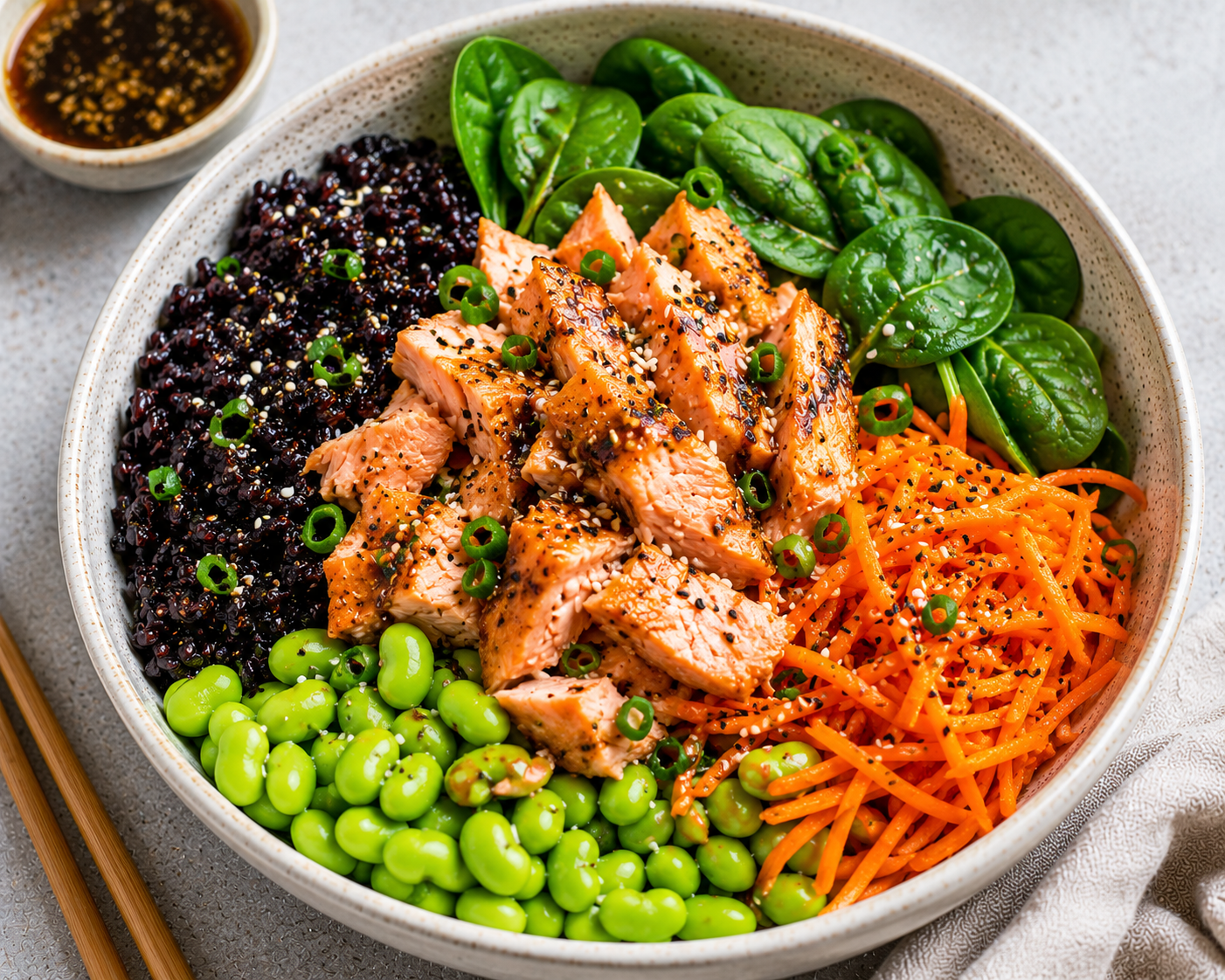 Ginger Glow Salmon Power Bowl
